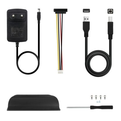 TooQ TQE-3520B caja externa HD 3.5"IDE/ SATA3 Negr - Imagen 2