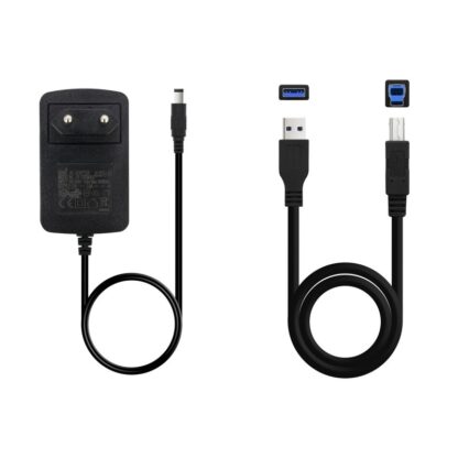 Tooq TQDS-802B Dock Station Doble Bahía HDD Negro - Imagen 2
