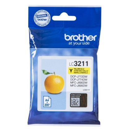 Brother Cartucho LC3211Y Yellow  Blister