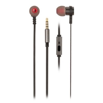 NGS Auriculares metálicos cplano 1.2m Gris