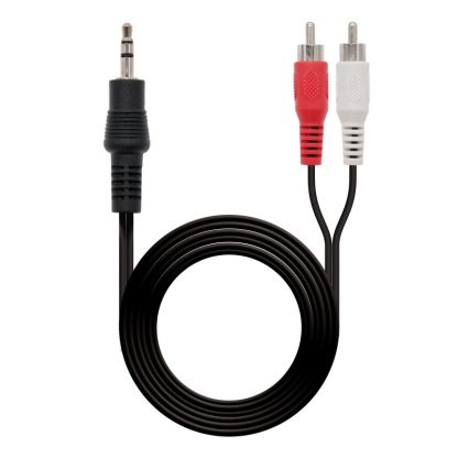 Nanocable Cable audio, Jack 3.5/M-2xRCA/M 1,5m