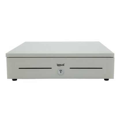 iggual Cajón portamonedas IRON-10W 38cm 4+6 blanco