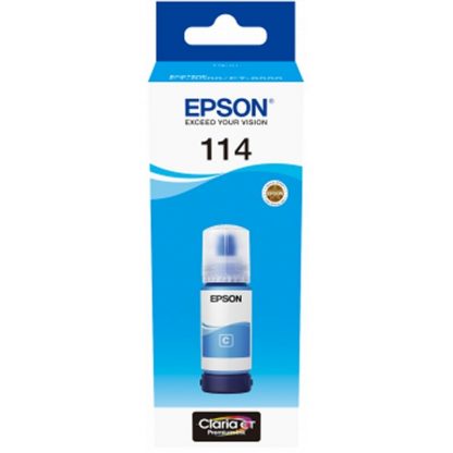 Epson Botella Tinta Ecotank 114 Cyan 70ml