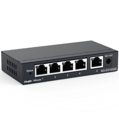 Ruijie Unmanaged Switch 5xGb RJ45 Steel Case